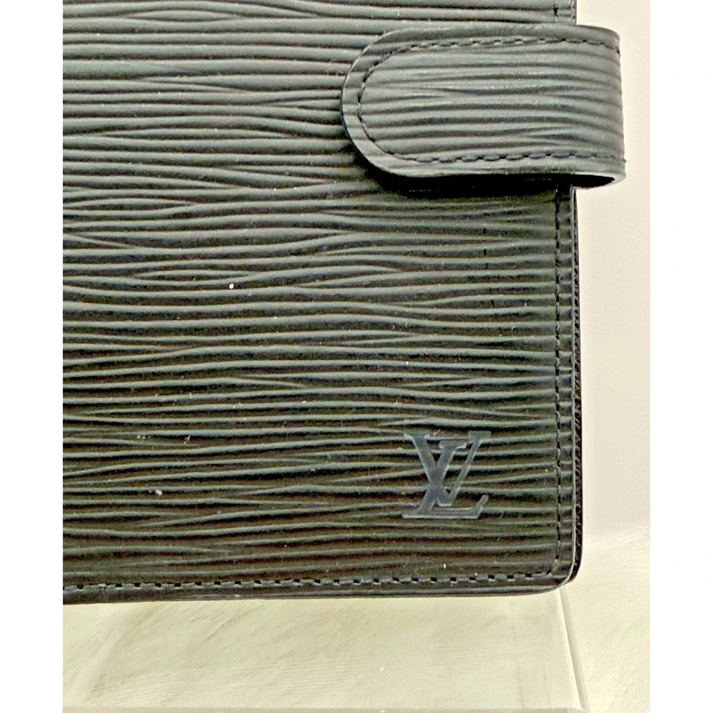 Louis Vuitton Black Epi Leather Agenda PM W/Box
